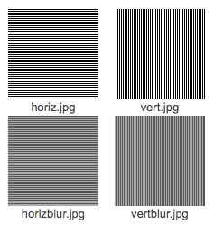 horizontal, vertical, blur graphic