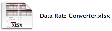 Data Rate Converter.xlsx