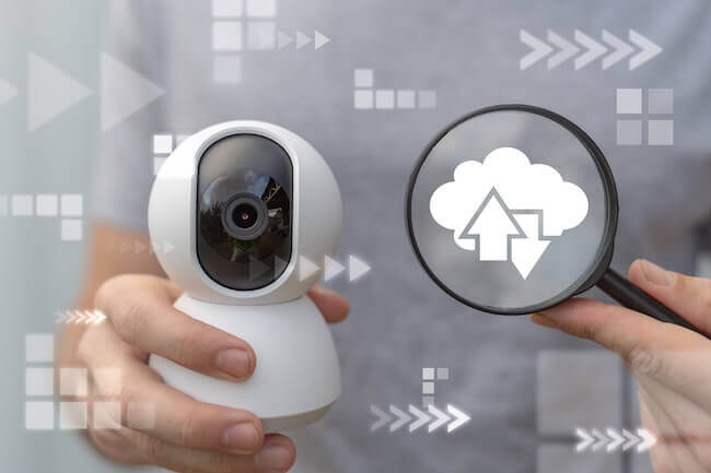 Cloud connection camera and video management system