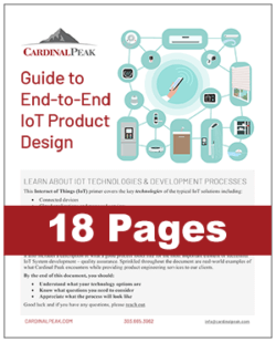 Guide to End-to-End IoT Product Design whitepaper