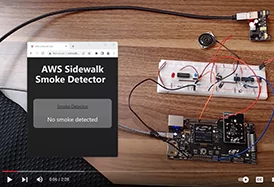 aws sidewalk smoke detector prototype