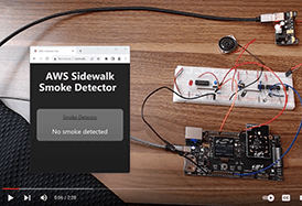 aws sidewalk smoke detector prototype