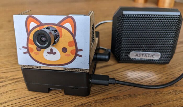 Amazon Kinesis Video Streams Cat Detector Camera Speaker Raspberry Pi