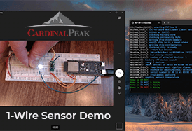 analog devices 1 wire sensor prototype