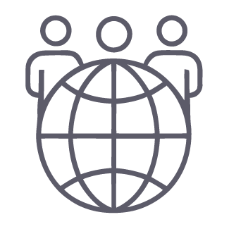 hybrid delivery model icon